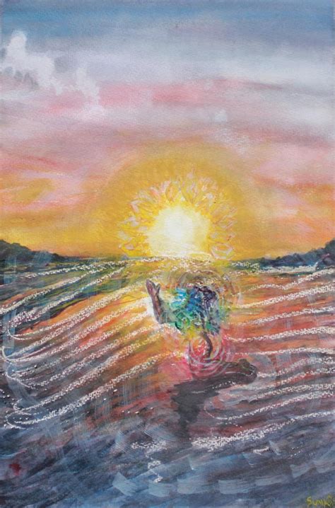 Ocean Art Spiritual Art Print Art Artwork Awareness Print Meditation