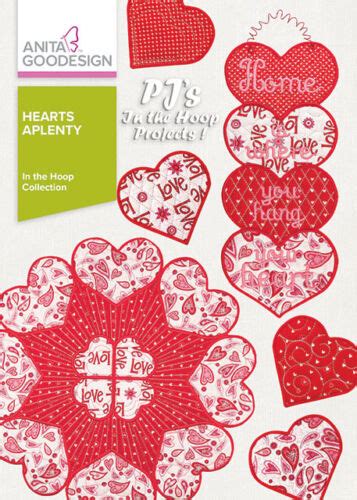 Anita Goodesign Hearts Aplenty Embroidery Machine Designs Cd Ebay