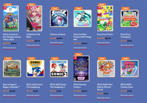 Reminder Segas 60th Anniversary Sale On Switch And 3ds Ends Today