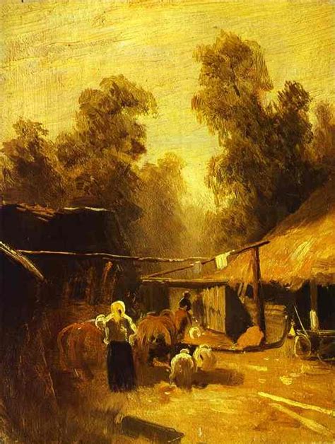 Morning is a blessing of nature. Morning in a Village, 1869 - Fyodor Vasilyev - WikiArt.org