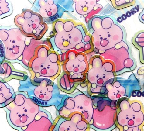 Bts Bt21 Jelly Candy Sticker Pack K Cutiestar
