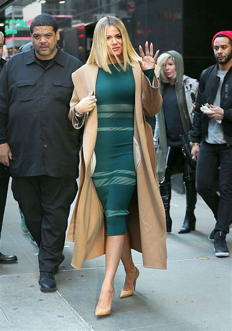 Khloe Kardashian Arrives At Good Morning America In New York 01132016