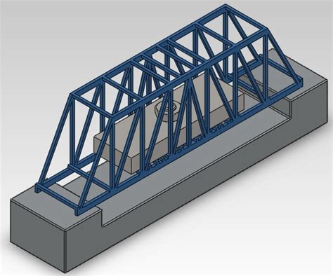 Truss Bridge Design 3d Cad Model Library Grabcad