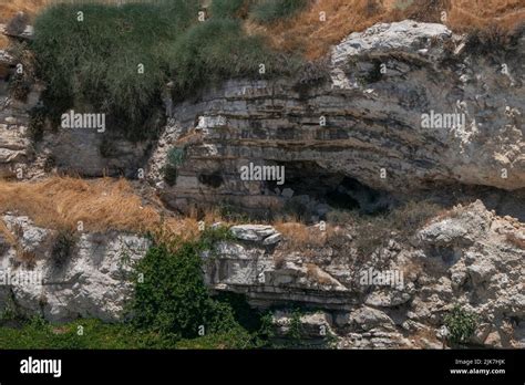 View Of A Rocky Escarpment Called Golgotha Also Known As Skull Hill In