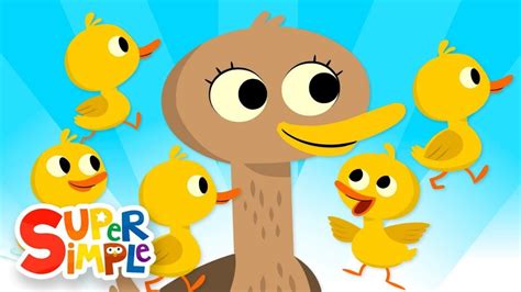 Five Little Ducks Kids Songs Super Simple Songs Nursery Rhymes