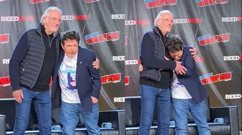 Michael J Fox Y Christopher Lloyd Emocionan Con Reencuentro — Rockandpop