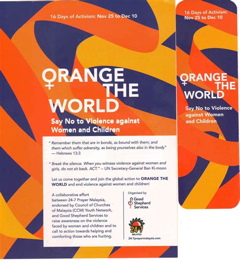Orange The World 1