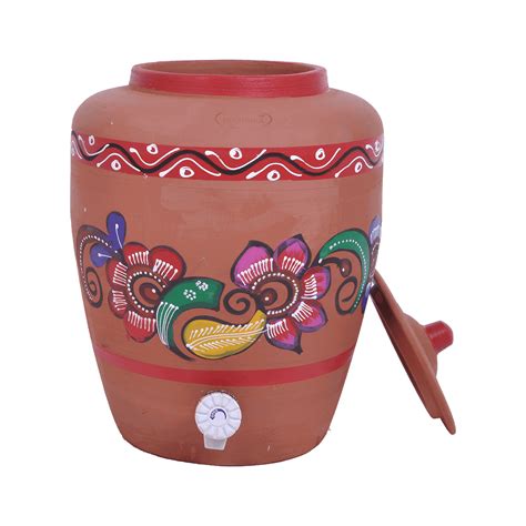 Mitticool Earthen Clay Water Pot 13 Litres Clay Water Pot Online