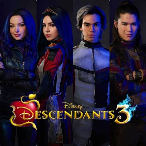 4 Villain Kids Descendants 3 Disney Descendants Movie Disney