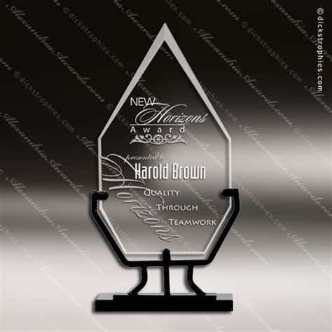 Diamond Shaped Glass Awards