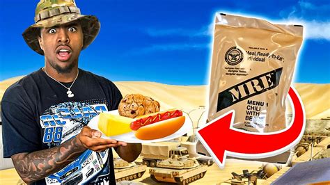 I Ate Military Food For 24 Hours “bad Idea” Youtube