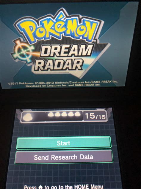 Pokémon Dream Radar Pokémon Amino