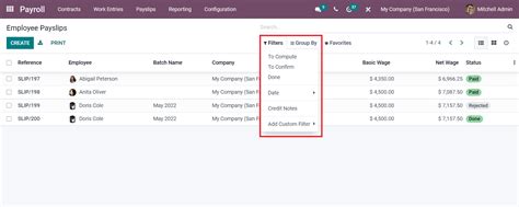 How To Manage Advance Salary Rules And Payslip Generation With Odoo 15