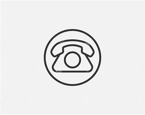 Phone Icon Vector Illustration Call Center App Telephone Icons Trendy