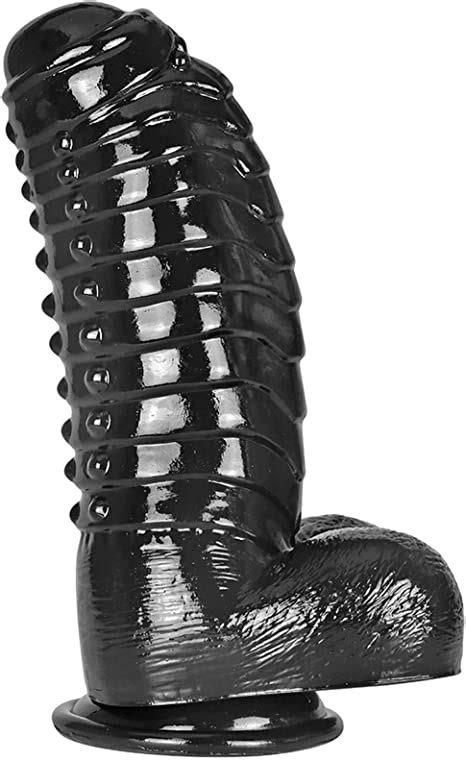 Taoheo Realistic Dildo Anal Dildo With Suction Cup 118x394 Black Health