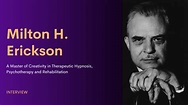 Milton H. Erickson — The Milton H. Erickson Foundation