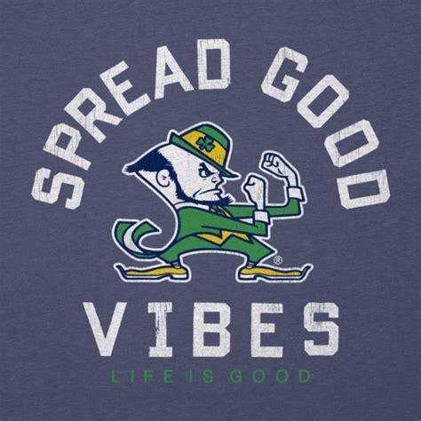 University Of Notre Dame T Shirts Life Is Good Official Website