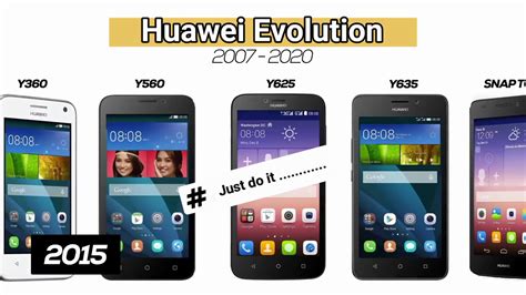Huawei Phones Evolution 20072020 Huaweip30pro Huaweip40pro Youtube