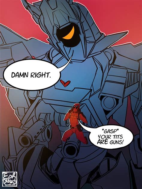 Ephdraws “ So I Saw Deadpool Today ” Transformers Comic