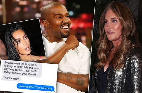 Kanye West Shares Texts With Caitlyn Jenner Amid Kim Kardashian Feud