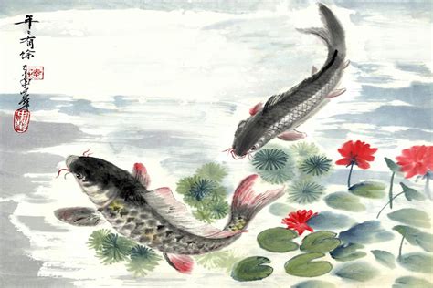 Chinese Art Traditional Chinese Brush Painting With Zhong Hua Lu