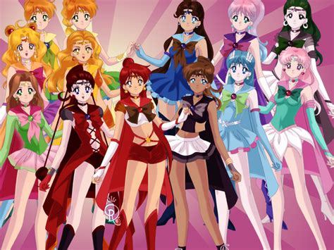Sailor Senshi Zodiac Scouts By Dragonwitch1469 On Deviantart
