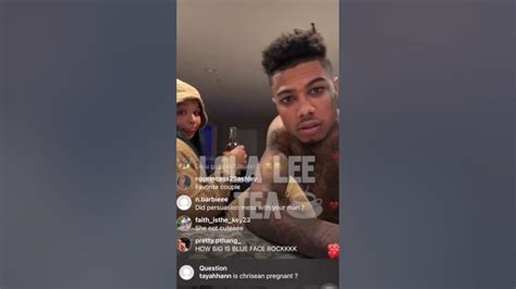 Chriseanrock And Blueface Tells Fans When Their Show Crazyinlove
