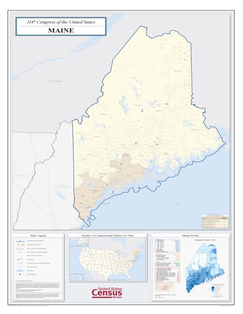 Maine Congressional District Map Free Download