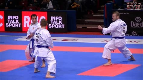 France Male Team Kata Goju Shiho Sho Bunkai Bronze Final 21st Wkf World Karate Championship