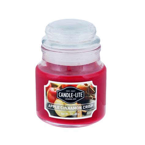 Candle Lite Apple Cinnamon Crisp Scented Candle Shop Candles At H E B