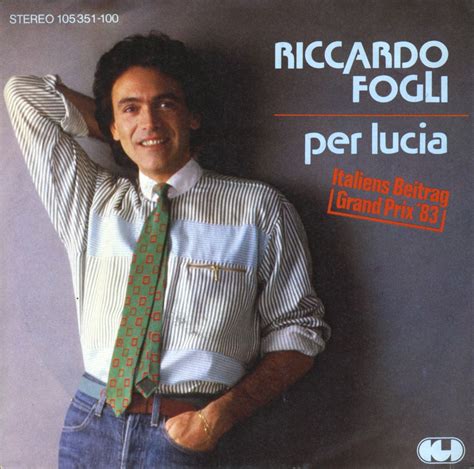 Riccardo fogli passeggiando da solo una mattina di marzo. Music on vinyl: Per Lucia - Riccardo Fogli