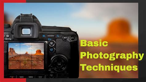 Basic Dslr Photography Techniques Dslr Basic Settings Tutorial