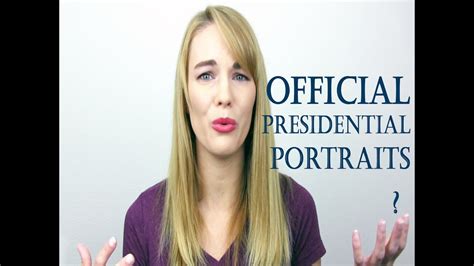 discussion art history official presidential portraits youtube