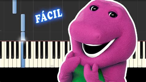 Te Quiero Yo Barney FÁcil Piano Tutorial Cover Youtube