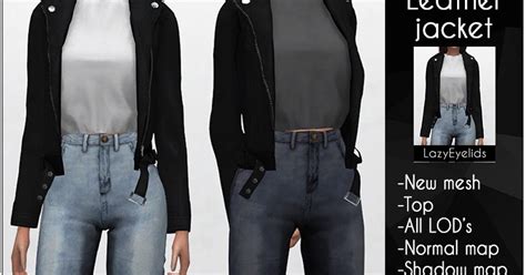 Sims 4 Cc Leather Jacket