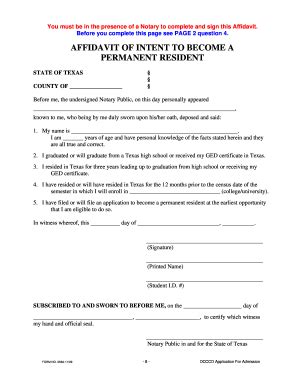 State Of Texas Affidavit Form Fill Out And Sign Printable PDF