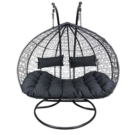 Save double rattan hanging chair to get email alerts and updates on your ebay feed.+ double seater outdoor hanging swing rattan egg chair red cushion swing patio. XL Double And a Half Hanging Egg Chair - Rattan Wicker ...