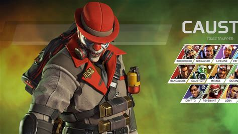 New Apex Legends Aftermarket Event Caustic Legendary Killing Joke Skin