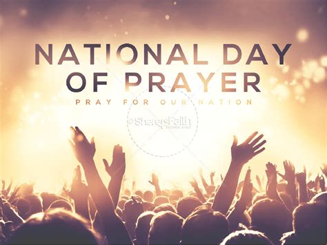 National Day Of Prayer Worship Church Powerpoint Clover Media