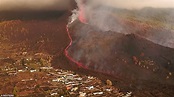 La Palma volcano devastation seen from space - as evacuations hit 6,000