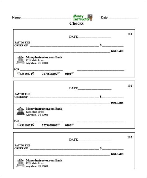 Print your own checks template beautiful personal check printing. 10+ Free Payroll Check Templates | MS Word, Excel & PDF ...