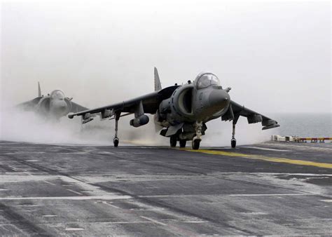 An Av 8b Harrier Jump Jet Assigned To The Tigers Of Marine