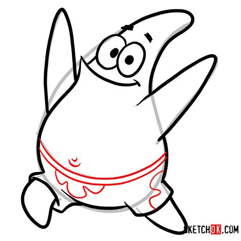 Bikini Bottoms Star A Guide On How To Draw Patrick Star