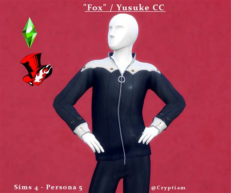 Sims 4 Persona 5 Cc Foxyusuke Clothing Dl By Cryptiam On Deviantart
