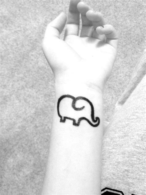 Elephant Tattoo~good Luck Symbol Tattoo Pinterest