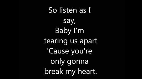 It breaks my heart that i no longer mean a thing to you. victoria Duffield Break my heart lyrics - YouTube