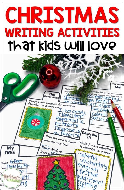 Christmas Writing Activities That Kids Will Love Appletastic Learning