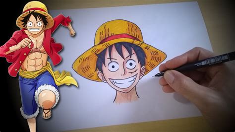 COMO DESENHAR O LUFFY Do ONE PIECE Passo A Passo YouTube