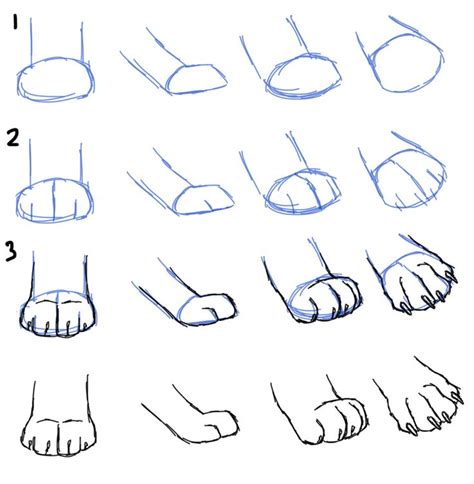 Learn How To Draw Cat Paws Easily Paw Drawing Cat Drawing Animal
