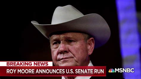 Roy Moore Announces Another Run For Us Senate Roy Moore Who Lost